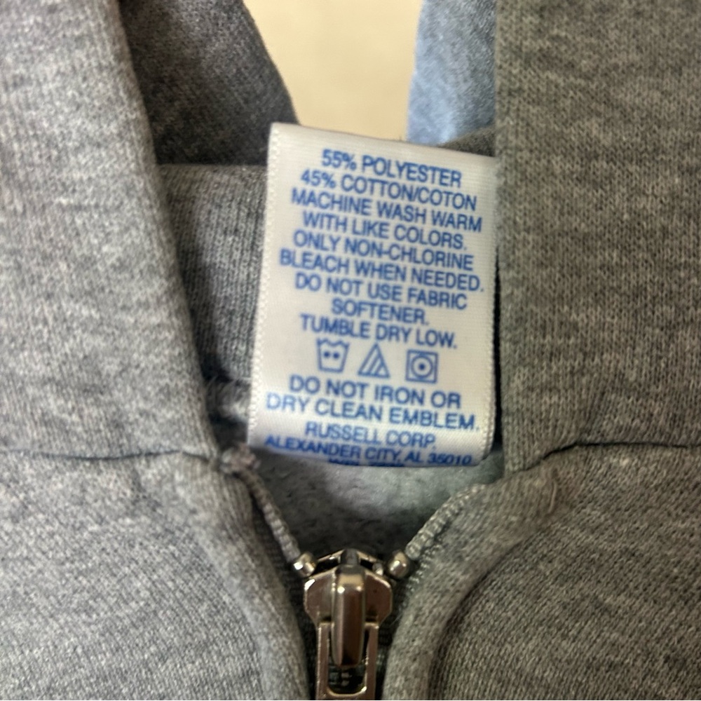 Cal Poly Gray Zip Up Hoodie - Picture 16 of 16